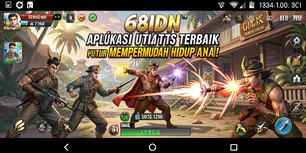 Tampilan antarmuka 68IDN yang memudahkan pengguna dalam mengelola waktu.