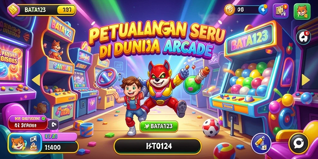 Tampilan gameplay <strong>BATA123</strong> yang penuh warna dan dinamis.
