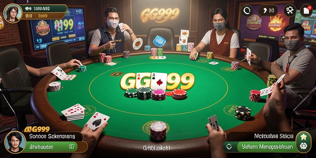 Screenshot menampilkan gameplay Poker GG999 yang seru dan menarik.