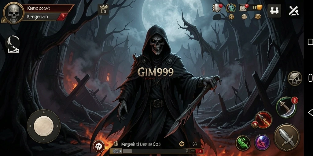 Screenshot gameplay GIM999 yang menampilkan momen menegangkan.
