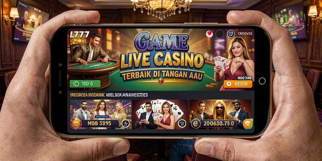 Tangkapan layar L777 menunjukkan permainan Live Casino yang seru dan interaktif.