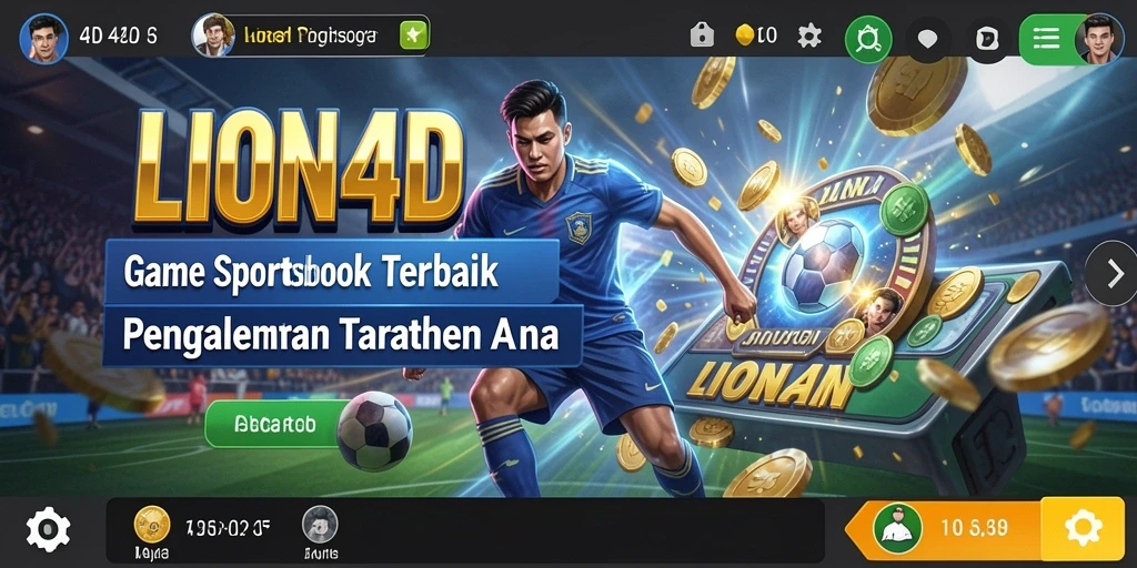 Tampilan gameplay Sportsbook dalam aplikasi LION4D yang menarik.