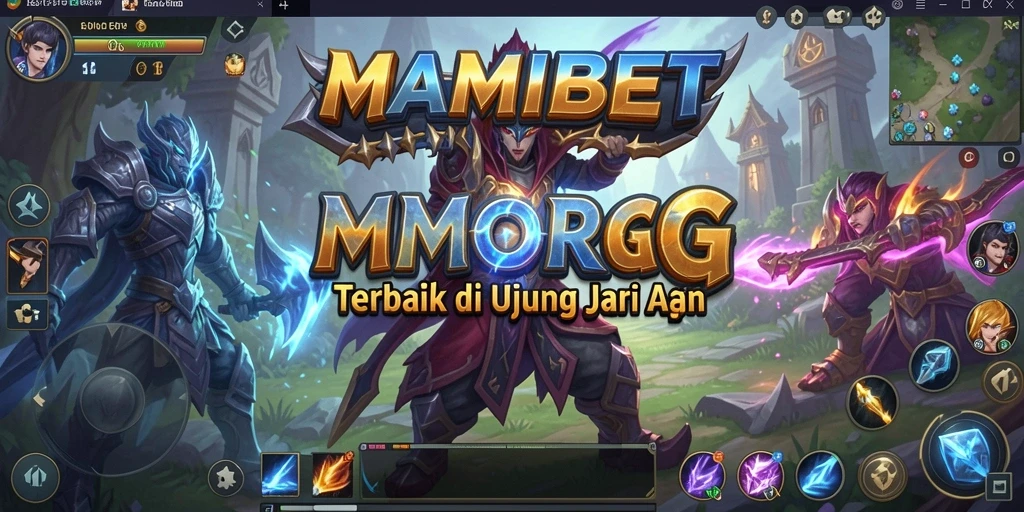 Screenshot MAMIBET menampilkan aksi seru dalam dunia MMORPG.
