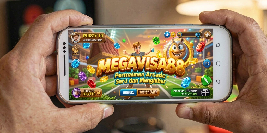 Screenshot gameplay seru dari MEGAVISA88 yang penuh warna.