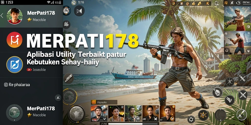 Tampilan antarmuka aplikasi MERPATI178 yang modern dan fungsional.