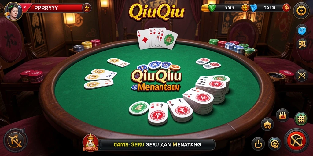Tampilan gameplay menarik dari <strong>PPRRYY</strong> saat bermain QiuQiu.
