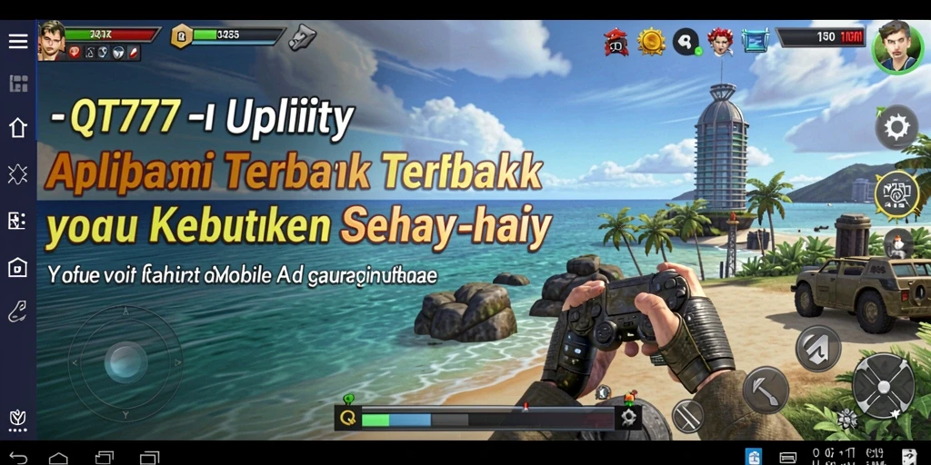 Tampilan antarmuka QT777 yang memudahkan pengguna.