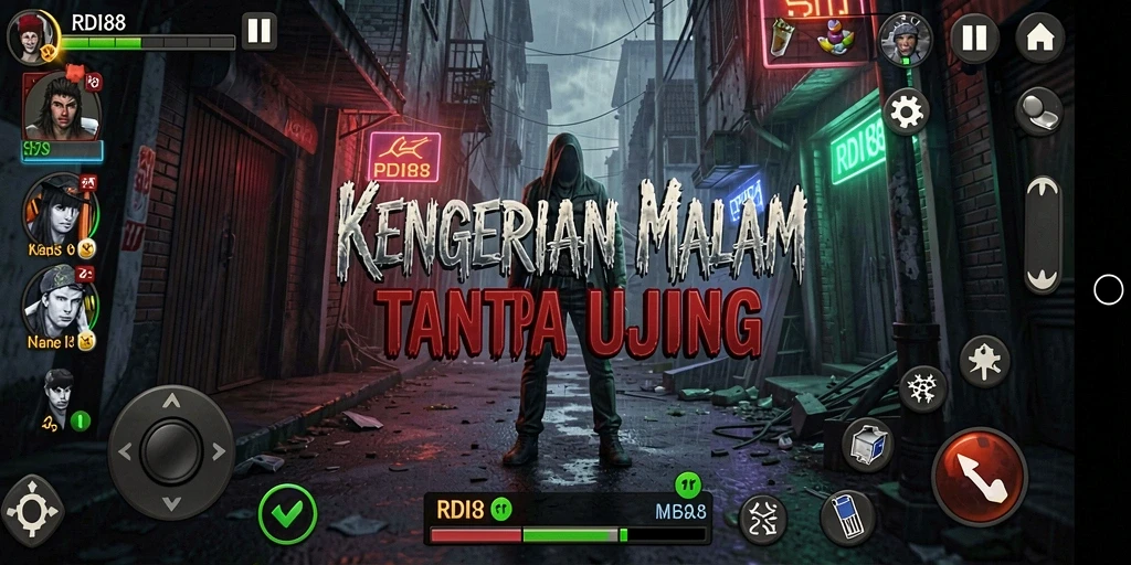 Tangkapan layar menampilkan suasana mencekam dalam RDI88.