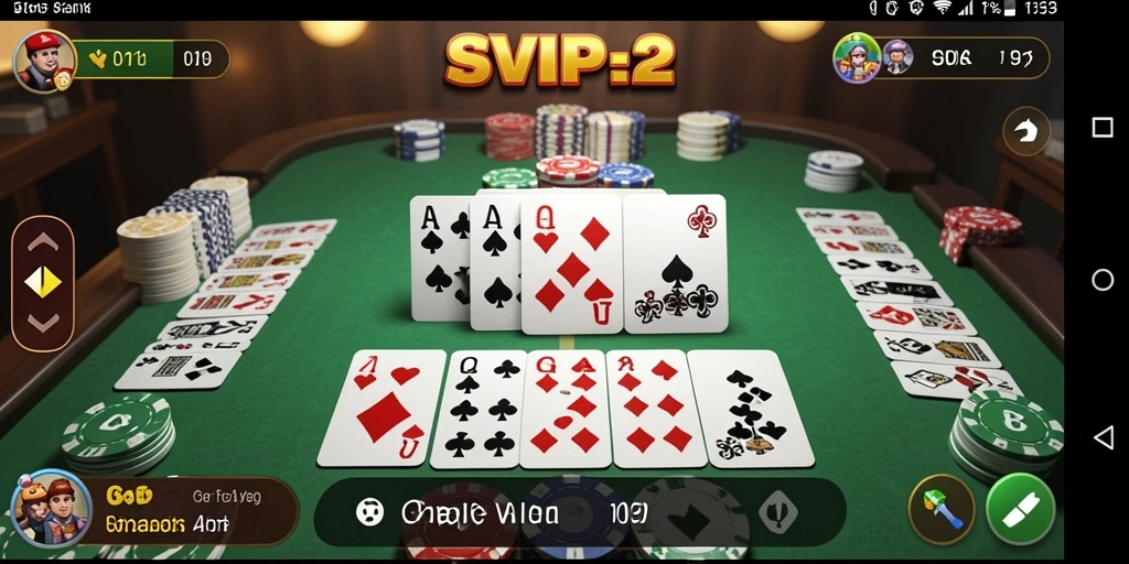 Tampilan gameplay Gaple yang seru dan interaktif.