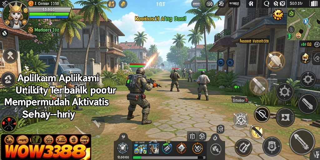 Screenshot WOW388 menampilkan antarmuka aplikasi Utility yang intuitif.